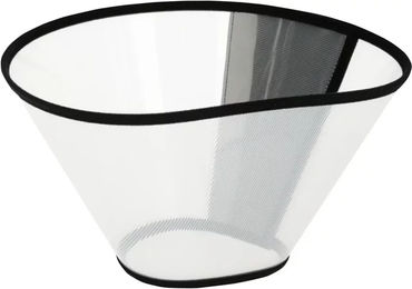 Produktbild von Kerbl Halskrause für Hunde aus Kunststoff in Schwarz Transparent 25/32 cm
