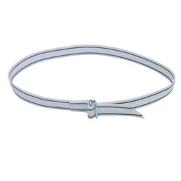 Produktbild von Kerbl Halsmarkierungsband Gurtband weiß schwarz 40 mm 130 cm - 130 cm