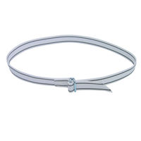 Produktbild von Kerbl Halsmarkierungsband Gurtband weiß schwarz 40 mm 130 cm - 130 cm