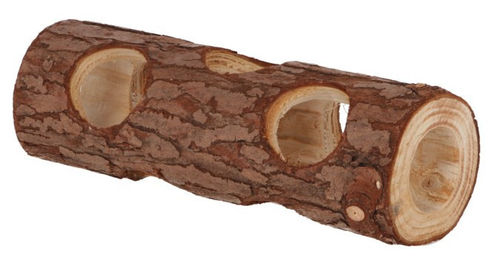 Kerbl Hamster Tunnel aus Holz Natur 20 cm lang - 20 cm – Bild 1 von 5