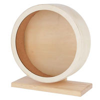 Produktbild von Kerbl Hamsterlaufrad aus Holz mit Korklauffläche Ø 29cm für Kleintiere