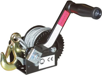 Produktbild von Kerbl Hand-Treidelwinde aus Metall in Schwarz