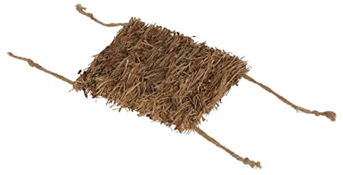 Kerbl Hängematte aus Heu und Gras für Kaninchen in Natur Braun 15x12cm – Bild 1 von 2
