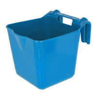 Produktbild von Kerbl HangOn Futtertrog aus Kunststoff in Royalblau 13l zum Einhängen