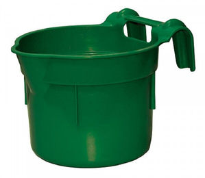 Kerbl HangOn Futtertrog zum Einhängen aus Kunststoff 8 Liter Grün - 8 l – Bild 1 von 5