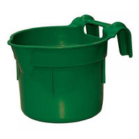 Produktbild von Kerbl HangOn Futtertrog zum Einhängen aus Kunststoff 8 Liter Grün - 8 l