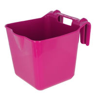 Produktbild von Kerbl HangOn Futtertrog zum Einhängen aus Kunststoff Pink 13l