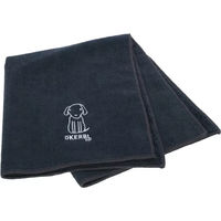 Produktbild von Kerbl Haustierhandtuch aus Polyester in Blau oder Grau für erwachsene Tiere