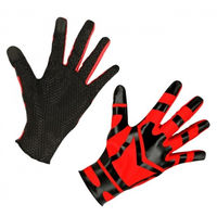 Produktbild von Kerbl Helios Mechanic-Handschuhe aus Silikon in Schwarz-Rot Größe M Unisex
