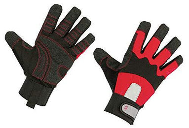 Kerbl Hermes Mechanic Handschuh Neopren Unisex Größe L Schwarz Rot – Bild 1 von 5