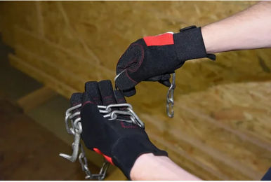 Produktbild von Kerbl Hermes Werkstatt-Handschuhe aus Neopren Schwarz Unisex 12/3XL