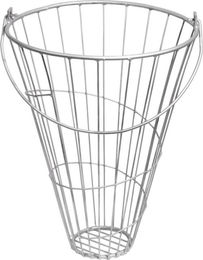 Kerbl Heunetz aus Metall in Silber und Grün – Bild 1 von 4