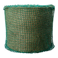 Produktbild von Kerbl Heunetz für Rundballen aus Kunststoff in Grün mit 4,5 x 4,5 cm Maschenweite und 180 x 180 cm Maßen für Pferde
