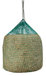 Kerbl Heunetz für Rundballen zum Aufhängen Grün 150 x 180 cm aus Kunststoff – Bild 1 von 7