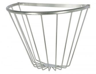 Produktbild von Kerbl Heunetz halbrund aus verzinktem Metall in Silber - 1 Stk.