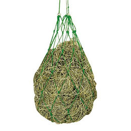 Kerbl Heunetz Heuraufe aus Kunststoff in Grün mit 10 x 10 cm Maschenweite – Bild 1 von 3
