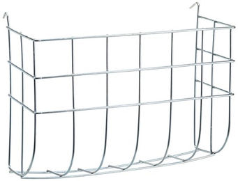 Kerbl Heuraufe aus verzinktem Metall für Kleintiere 25 x 17 cm – Bild 1 von 3