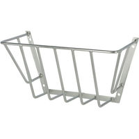 Produktbild von Kerbl Heuraufe aus verzinktem Metall zur Wandmontage Silber