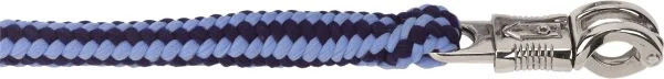 Kerbl Hippo Pferde-Führstrick mit Panikhaken aus Polyester in Hellblau/Dunkelblau - 1 Stk. – Bild 1 von 7