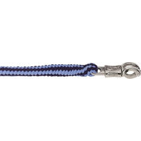 Produktbild von Kerbl Hippo Pferde-Führstrick mit Panikhaken aus Polyester in Hellblau/Dunkelblau - 1 Stk.