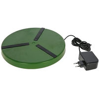 Produktbild von Kerbl Hobbyfarming Heizplatte für Geflügeltränken aus Kunststoff 15W 24V Ø 25cm Grün