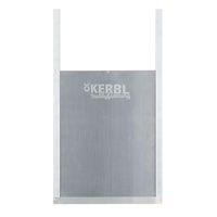 Produktbild von Kerbl Hobbyfarming Hühner-Schiebetür aus Aluminium 300 x 400 mm Silber