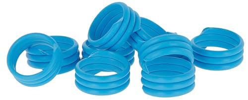 Kerbl Hobbyfarming Spiralring aus Kunststoff 16 mm Blau 100 Stück – Bild 1 von 1