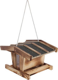 Kerbl Hobbyfarming Vogelhaus aus Holz mit Glassichtfenster in Braun – Bild 1 von 6