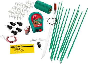 Produktbild von Kerbl Hobbyset B40 Batteriebetriebenes Elektrozaun-Set für Hunde in Grün