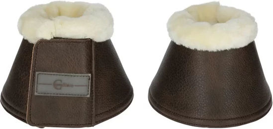 Kerbl Hufglocken Pelisa Gamaschen für Ponys aus Kunstleder Braun – Bild 1 von 3