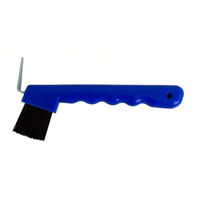Produktbild von Kerbl Hufkratzer mit Bürste aus Kunststoff Blau