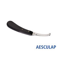 Produktbild von Kerbl Hufmesser für die Hufpflege mit Thermobuche-Griff links dänische Form