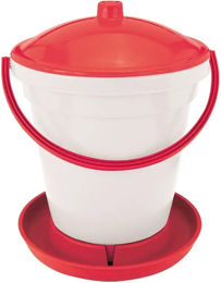 Kerbl Hühner-Wassertränke aus Kunststoff in Rot – Bild 1 von 1