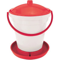 Produktbild von Kerbl Hühner-Wassertränke aus Kunststoff in Rot