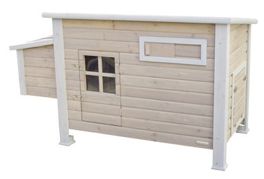Kerbl Hühnerstall Emma aus Holz mit Bitumendach und Schiebefenster 146x74x85 cm – Bild 1 von 7