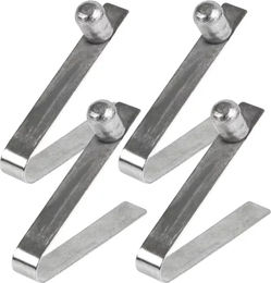 Produktbild von Kerbl Hühnerstall-Zubehör Satz mit 4 Federn 111 und 112 aus Metall in Silber