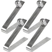 Produktbild von Kerbl Hühnerstall-Zubehör Satz mit 4 Federn 111 und 112 aus Metall in Silber