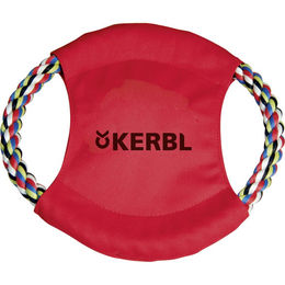 Kerbl Hund Frisbee aus Baumwolle und Nylon mit Squeaker Rot 22 cm - 1 Stk. – Bild 1 von 4