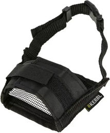 Kerbl Hunde Maulkorb aus Nylon in Schwarz Größe L 18-24 cm – Bild 1 von 4