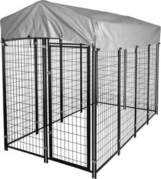 Produktbild von Kerbl Hundekäfig aus Metall in Schwarz