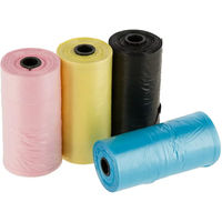 Produktbild von Kerbl Hundekotbeutel Display Set mit 50 Stück in Schwarz und Bunt - 20 Stk.