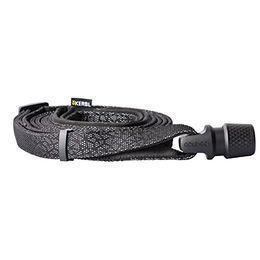 Kerbl Hundeleine Flat Reflektierend Schwarz Größe S 1,4-2m mit Magnet-Klick-Verschluss für kleine Hunde – Bild 1 von 5