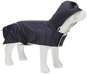 Kerbl Hundemantel TEDDY Plüsch Schwarz Wasserabweisend Winter 55 cm Bauchumfang 59-75 cm - 1 Stk. – Bild 1 von 5
