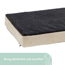 Kerbl Hundematte mit Memory Foam in Beige und Grau – Bild 1 von 3