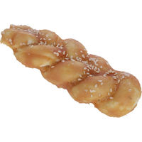 Produktbild von Kerbl Hundesnack Rinderhaut-Zopf mit Hühnchen 75 g
