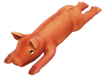 Kerbl Hundespielzeug Ferkel aus Latex mit Squeaker Rosa 25 cm – Bild 1 von 3