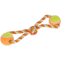 Produktbild von Kerbl Hundespielzeug Tau und Bälle Bunt für erwachsene Hunde