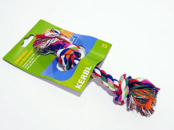 Kerbl Hundespielzeug Tauspielzeug aus Baumwolle bunt für erwachsene Hunde - 60 g – Bild 1 von 4