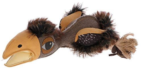 Kerbl Hundespielzeug Wildvogel Greifer aus Plüsch und Baumwolle Braun XL – Bild 1 von 3