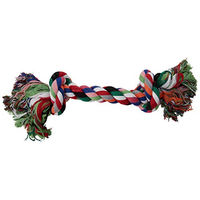 Produktbild von Kerbl Hundespielzeug Zahnknoten aus Baumwolle bunt 48 cm - 440 g